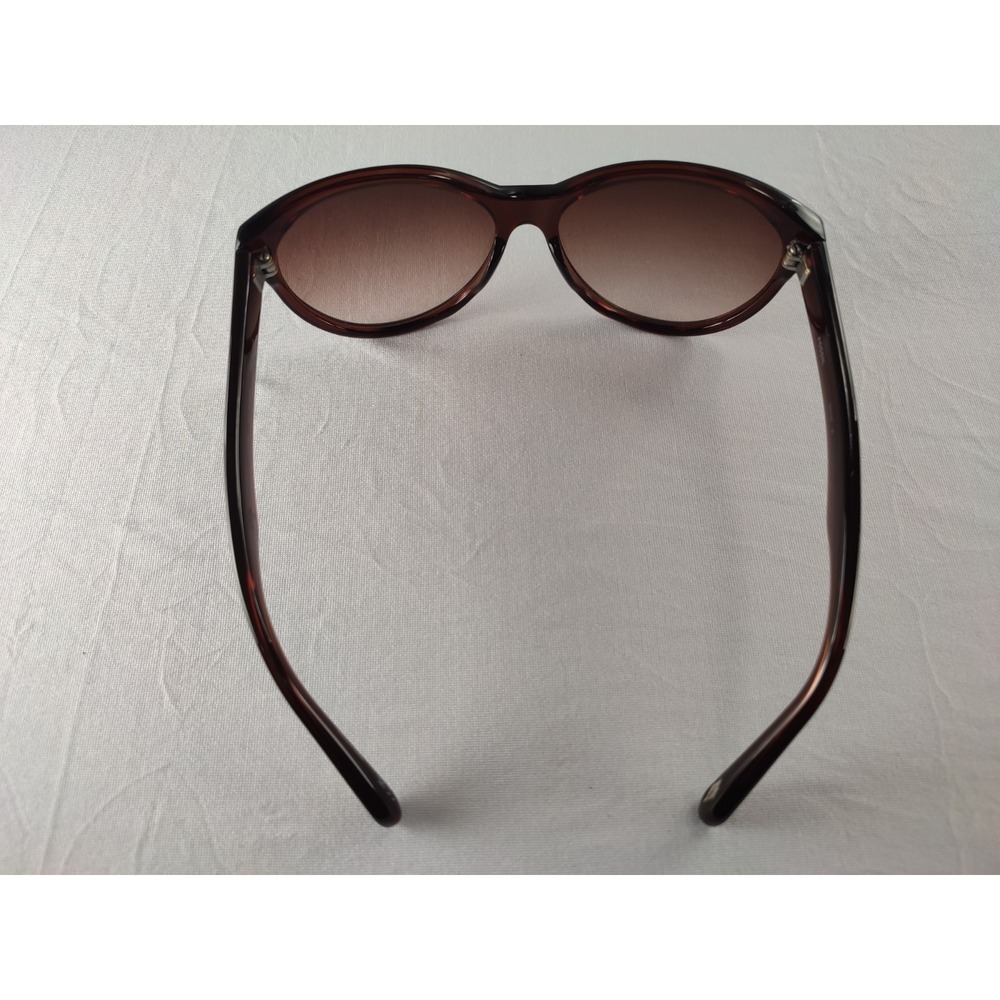 Fossil FW124 Brown Translucent Oversized Sunglasses Women's Butterfly 58-15-142 - Picture 4 of 10
